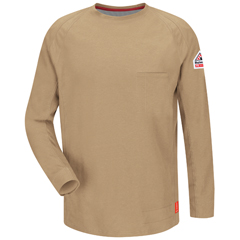 VFIQT32KH-RG-XL - Bulwark - iQ Series® Comfort Knit Mens Fire Resistant Long Sleeve T-Shirt