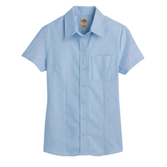 VFIS254BS-RG-XL - Dickies - Womens Short-Sleeve Stretch Oxford Shirt