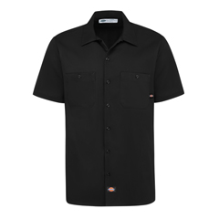 VFIS307BK-RG-S - Dickies - Mens Industrial Cotton Short-Sleeve Work Shirt