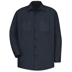 VFISC30DN-LN-XL - Red Kap - Mens Long Sleeve Wrinkle-Resistant Cotton Work Shirt