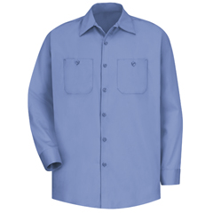 VFISC30LB-LN-3XL - Red Kap - Mens Long Sleeve Wrinkle-Resistant Cotton Work Shirt