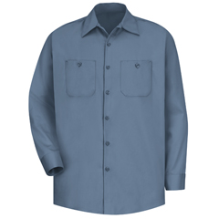 VFISC30PB-LN-4XL - Red Kap - Mens Long Sleeve Wrinkle-Resistant Cotton Work Shirt