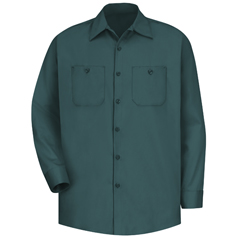 VFISC30SG-RG-M - Red Kap - Mens Long Sleeve Wrinkle-Resistant Cotton Work Shirt