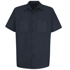 VFISC40DN-SS-XL - Red Kap - Mens Short Sleeve Wrinkle-Resistant Cotton Work Shirt