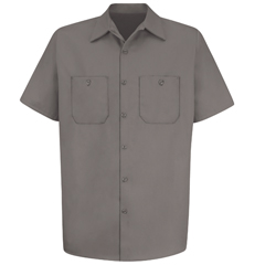 VFISC40GG-SS-S - Red Kap - Mens Short Sleeve Wrinkle-Resistant Cotton Work Shirt