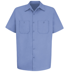 VFISC40LB-SS-XXL - Red Kap - Mens Short Sleeve Wrinkle-Resistant Cotton Work Shirt