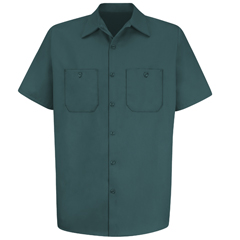 VFISC40SG-SS-3XL - Red Kap - Mens Short Sleeve Wrinkle-Resistant Cotton Work Shirt