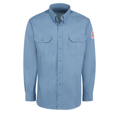VFISEG2LD-LN-M - Bulwark - Mens Midweight Fire Resistant Denim Dress Shirt
