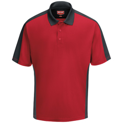 VFISK54RC-SS-6XL - Red Kap - Mens Short Sleeve Performance Knit® Two-Tone Polo