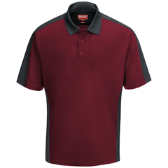 VFISK54UC-SS-5XL - Red Kap - Mens Short Sleeve Performance Knit® Two-Tone Polo