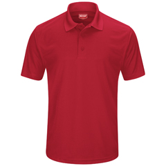 VFISK96RD-SS-M - Red Kap - Mens Short Sleeve Performance Knit® Pocketless Core Polo
