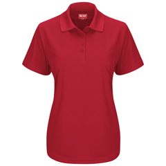 VFISK97RD-SS-S - Red Kap - Womens Short Sleeve Performance Knit® Pocketless Core Polo
