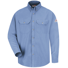 VFISMU2LB-LN-L - Bulwark - Mens Midweight Fire Resistant Dress Uniform Shirt CAT 2