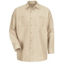 VFISP14LT-RG-L - Red Kap - Mens Long Sleeve Industrial Work Shirt