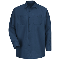 VFISP14NV-RG-L - Red Kap - Mens Long Sleeve Industrial Work Shirt