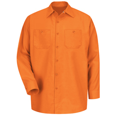 VFISP14OR-RG-3XL - Red Kap - Mens Long Sleeve Industrial Work Shirt