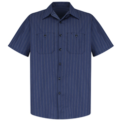 VFISP20IC-SS-XXL - Red Kap - Mens Short Sleeve Industrial Stripe Work Shirt