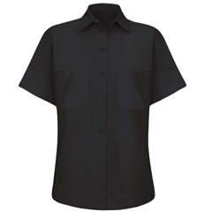 VFISP23BK-SS-M - Red Kap - Womens Short Sleeve Industrial Work Shirt