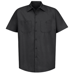 VFISP24BK-SS-XXL - Red Kap - Mens Short Sleeve Industrial Work Shirt