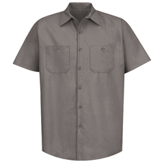 VFISP24GY-SS-6XL - Red Kap - Mens Short Sleeve Industrial Work Shirt