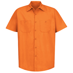VFISP24OR-SSL-3XL - Red Kap - Mens Short Sleeve Industrial Work Shirt