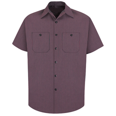 VFISP24RC-SS-XL - Red Kap - Mens Short Sleeve Durastripe® Work Shirt