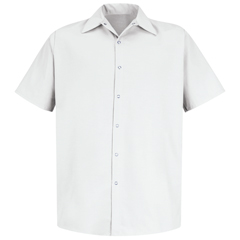 VFISP26WH-SS-3XL - Red Kap - Mens Short Sleeve Specialized Pocketless Work Shirt