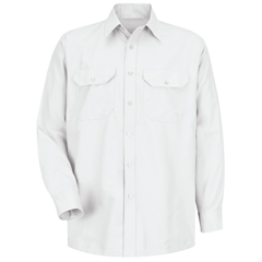 Red Kap Men's Long Sleeve Solid Dress Uniform Shirt