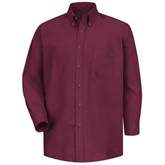VFISP90BY-5XL-345 - Red Kap - Mens Long Sleeve Poplin Dress Shirt