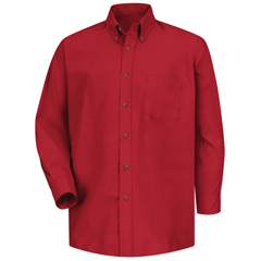 VFISP90RD-M-345 - Red Kap - Mens Long Sleeve Poplin Dress Shirt