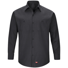 VFISX10BK-RG-L - Red Kap - Mens Long Sleeve MIMIX™ Work Shirt