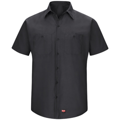VFISX20BK-SS-L - Red Kap - Mens Short Sleeve MIMIX™ Work Shirt