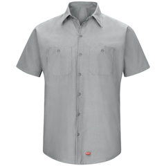 VFISX20GY-SS-L - Red Kap - Mens Short Sleeve MIMIX™ Work Shirt