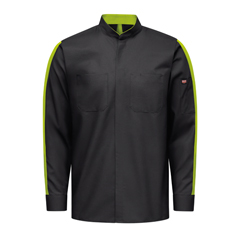 Red Kap Men's Long Sleeve Two-Tone Pro+ Work Shirt with OilBlok and MIMIX™