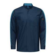 Red Kap Men's Long Sleeve Two-Tone Pro+ Work Shirt with OilBlok and MIMIX™