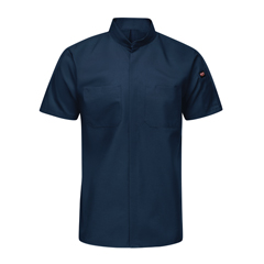 Red Kap Men's Short Sleeve Pro+ Work Shirt with OilBlok and MIMIX™