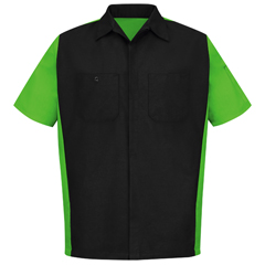 VFISY20BL-SS-L - Red Kap - Mens Short Sleeve Two-Tone Crew Shirt