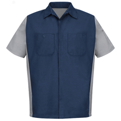 VFISY20NG-SSL-XXL - Red Kap - Mens Short Sleeve Two-Tone Crew Shirt