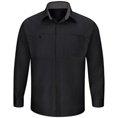 VFISY32BC-RG-XXL - Red Kap - Mens Long Sleeve Performance Plus Shop Shirt with OilBlok Technology