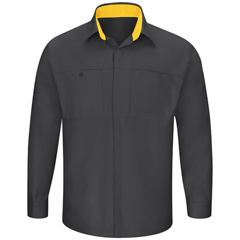 VFISY32CY-RG-L - Red Kap - Mens Long Sleeve Performance Plus Shop Shirt with OilBlok Technology