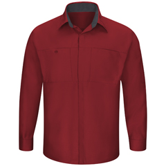 VFISY32FC-LN-XXL - Red Kap - Mens Long Sleeve Performance Plus Shop Shirt with OilBlok Technology