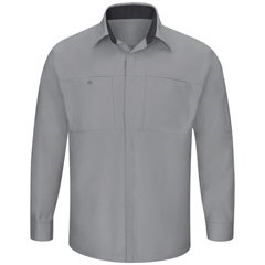 VFISY32GC-LN-L - Red Kap - Mens Long Sleeve Performance Plus Shop Shirt with OilBlok Technology