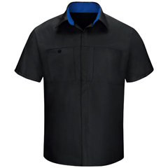VFISY42BR-SS-3XL - Red Kap - Mens Short Sleeve Performance Plus Shop Shirt with OilBlok Technology