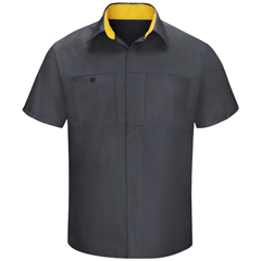 VFISY42CY-SS-5XL - Red Kap - Mens Short Sleeve Performance Plus Shop Shirt with OilBlok Technology