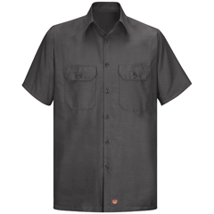 VFISY60CH-SSL-L - Red Kap - Mens Short Sleeve Solid Rip Stop Shirt