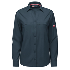Women's Cooling Long Sleeve Work Shirt - Red Kap TSW3AC-RG