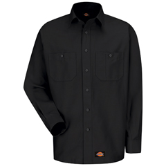 VFIWS10BK-RG-L - Dickies - Mens Canvas Long-Sleeve Work Shirt