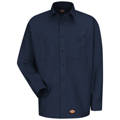 VFIWS10NV-LN-XL - Dickies - Mens Canvas Long-Sleeve Work Shirt