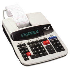 VCT1297 - Victor® 1297 Commercial Printing Calculator with Left Side Total and Equals Plus Logic