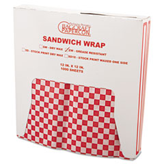 BGC057700 - Bagcraft Grease-Resistant Paper Wraps and Liners
